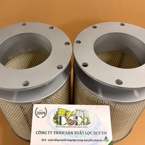 Lõi Lọc Bụi Cartridge PE Mặt Bích Công Nghiệp 260×150×350