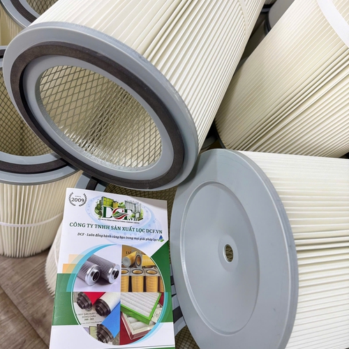 Lõi Lọc Bụi PE Hai Đầu Hở Có Lưới Bên Trong