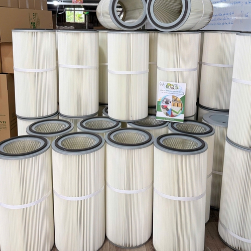 Lõi Lọc Bụi PE Hai Đầu Hở Có Lưới Bên Trong