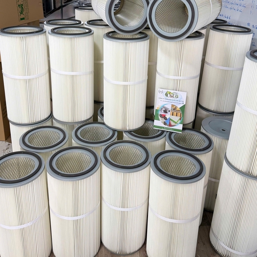 Lõi Lọc Bụi PE Hai Đầu Hở Có Lưới Bên Trong