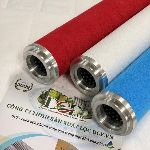 Lọc đường ống khí nén DC-HFH xanh đỏ trắng do DCF.vn sản xuất