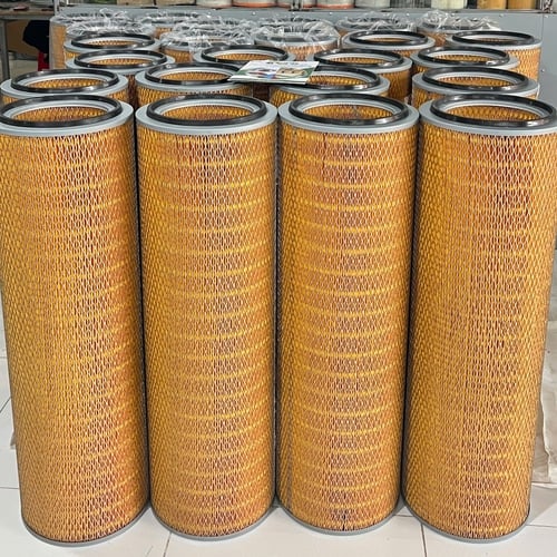 Lõi lọc gió cellulose vàng DCF.vn cho hệ thống lọc bụi