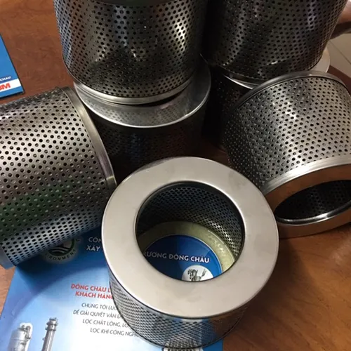 Lõi inox lọc dầu thủy lực gia công theo yêu cầu