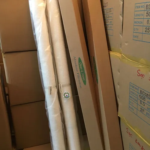 Lõi lọc giấy xếp 0.2 micron 40 inch DOE Clean Green