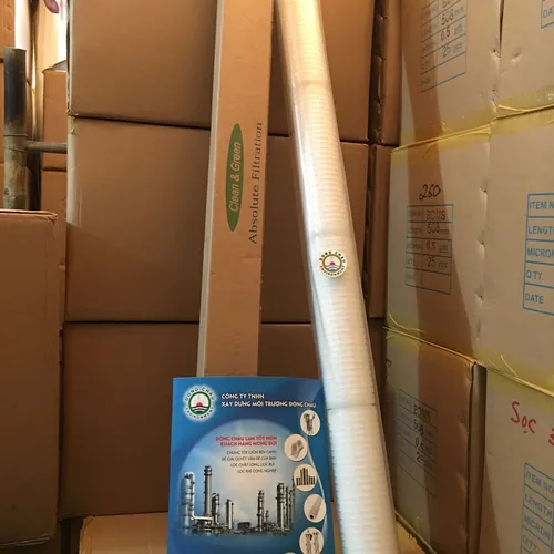 Lõi lọc giấy xếp 0.2 micron 40 inch oring 226 Clean Green