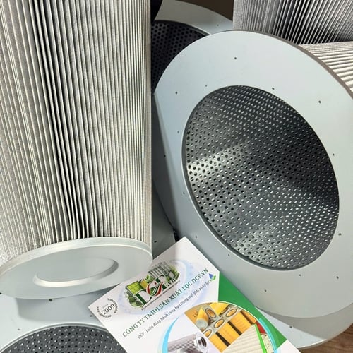 Lõi lọc bụi PE chống tĩnh điện hình nón có vành DCF.vn