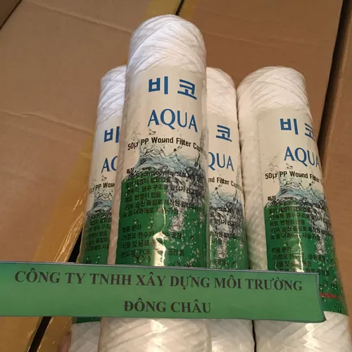 Lõi lọc sợi quấn Aqua 50 micron 10 inch