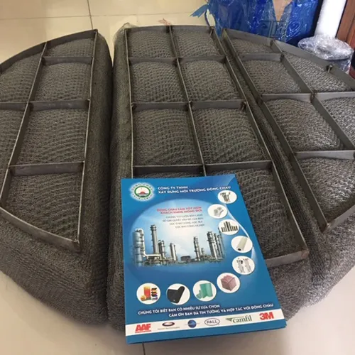 Tấm lưới Demister thép không gỉ inox 304 lọc hơi dầu