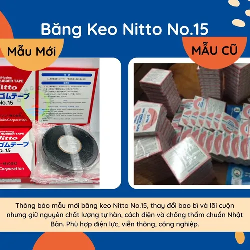 Thông báo Nitto No.15 cập nhật mẫu mới chính hãng Nhật