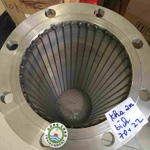 Ống Lọc Khe 2mm Mặt Bích Hai Đầu 
