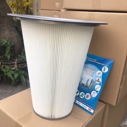 Phin lõi lọc bụi hình nón có vành PE