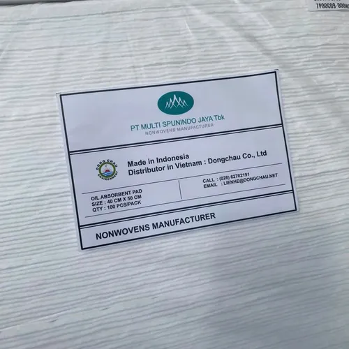Tấm thấm hút dầu rò rỉ đổ tràn Indo Oil Absorbent pad