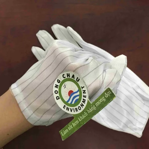 Găng tay vải phòng sạch chống tĩnh điện