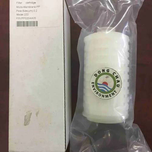 Lõi giấy xếp lọc khử trùng khí 0.2 micron oring 222
