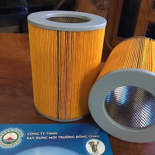 Lõi lọc dầu thủy lực hai đầu hở giấy vàng