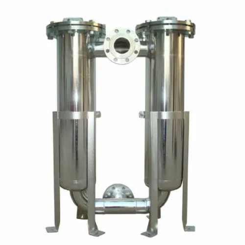 Bình lọc túi inox đôi trong sản xuất