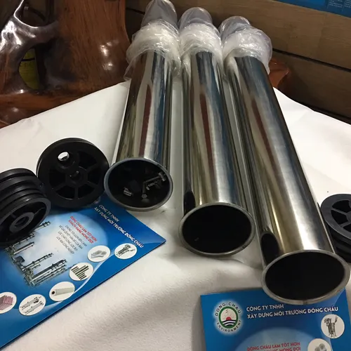 Vỏ Màng UF 4040 Inox 304 nắp nhựa