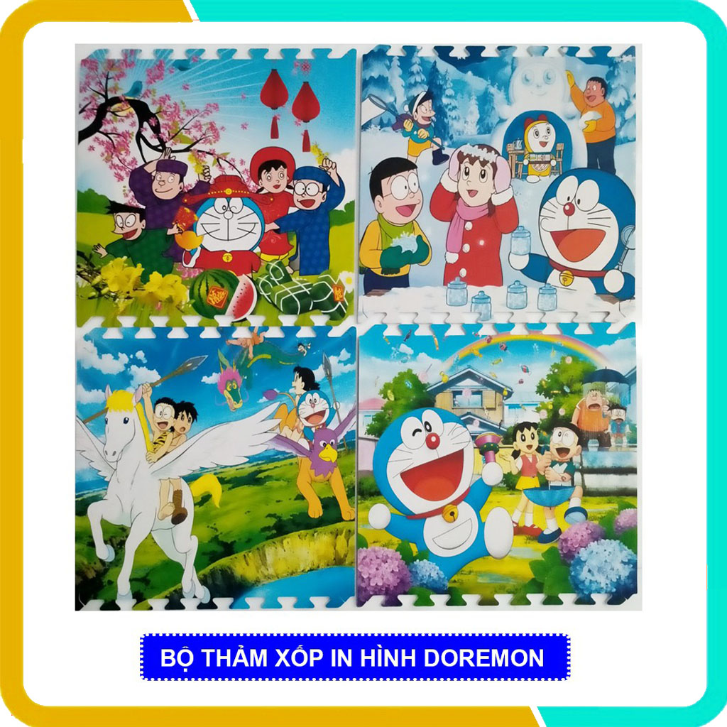 Thảm xốp EVA hoạt hình Doremon