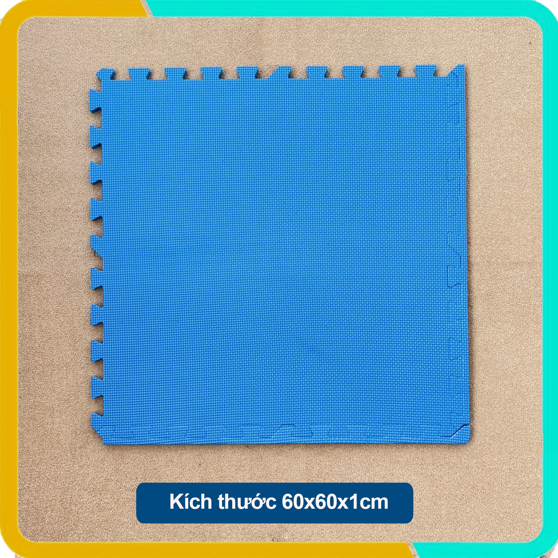 Thảm xốp cho bé hàng Việt nam kích thước 60x60x1cm