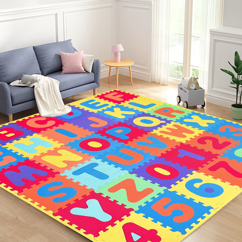 Thảm Ghép Cho Bé Bộ 36 Tấm Phối 7 Màu Giá Tốt Nhất