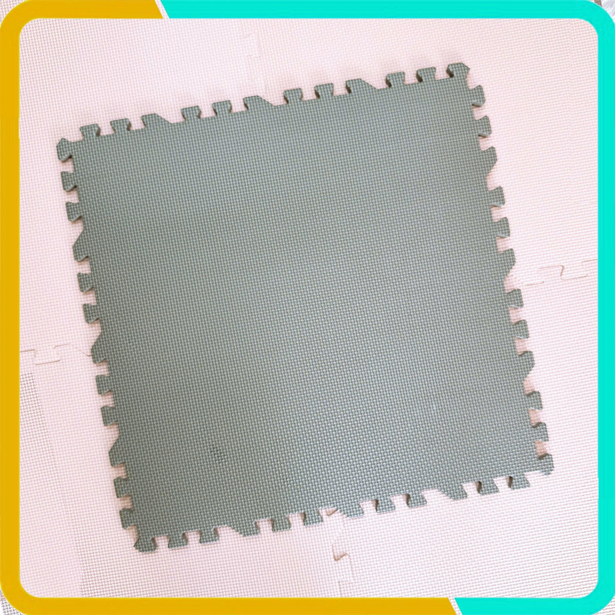 Thảm xốp lót sàn 58x58x1cm hàng VNXK màu xanh rêu