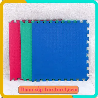 Thảm xốp phòng gym 1mx1mx16mm, Sản Xuất Tại Việt Nam