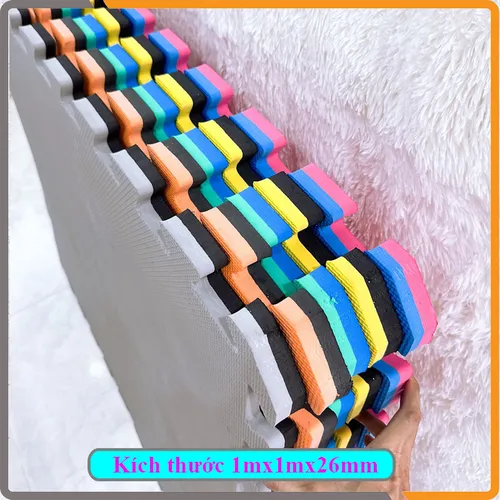 Tấm Xốp Tập Võ Kích Thước 1mx1m x26mm, Chuyên Lót Sàn Tập Võ, Gym, Thể Thao Trong Nhà