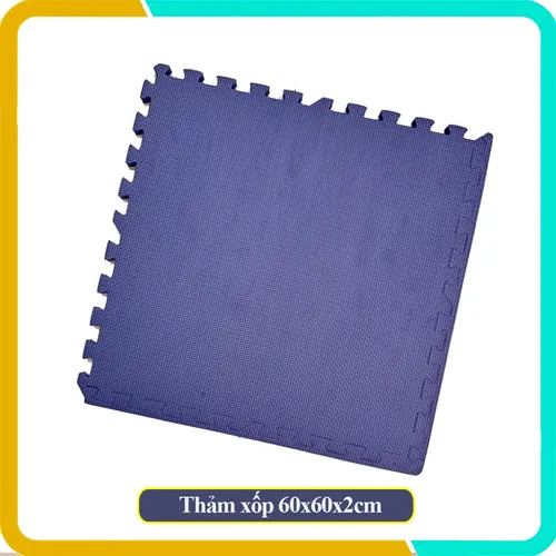 Tấm Thảm EVA Vân Chữ Thập, Quy Cách 60*60*2cm, Hàng Việt Nam Sản Xuất, Đảm Bảo An Toàn, Màu Sắc Sang Trọng