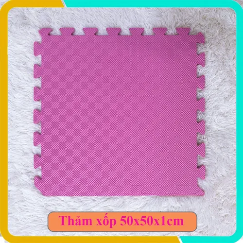 Tấm Xốp Lót Sàn 50x50x1cm, Nhiều Màu Lựa Chọn, Hàng Mới 100%