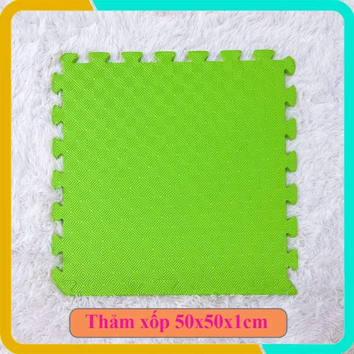 Tấm Xốp Lót Sàn 50x50x1cm, Nhiều Màu Lựa Chọn, Hàng Mới 100%