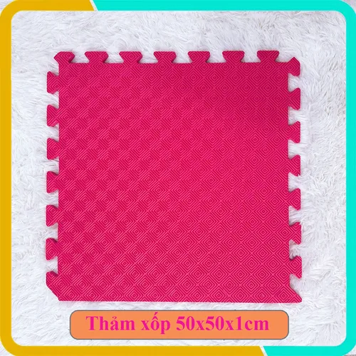 Tấm Xốp Lót Sàn 50x50x1cm, Nhiều Màu Lựa Chọn, Hàng Mới 100%