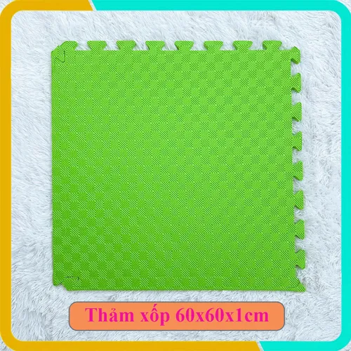 Tấm Xốp Lót Sàn 60x60x1cm, Có 8 Màu Lựa Chọn, Bảo Vệ Bé Yêu Nhà Bạn