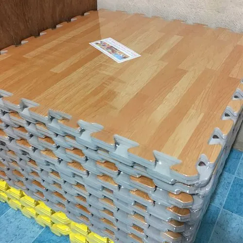 Thảm Xốp Vân Gỗ 60x60x1cm, Bộ 4 Tấm, Màu Sắc Tươi Đẹp