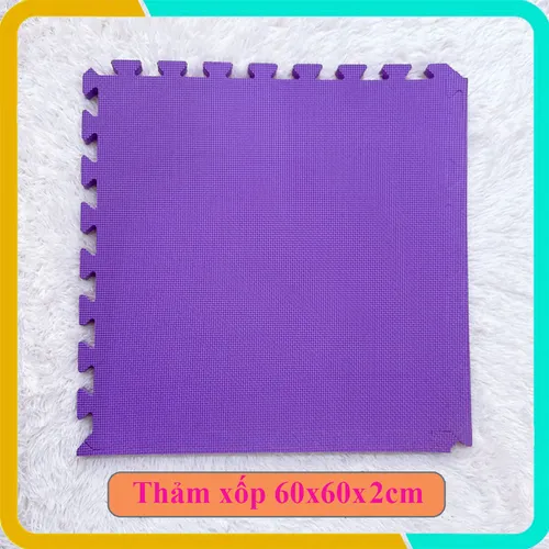 Thảm Xốp Trải Sàn 60x60x2cm, Độ Bền Cao, Sản Xuất Tại Việt Nam, Mới 100%