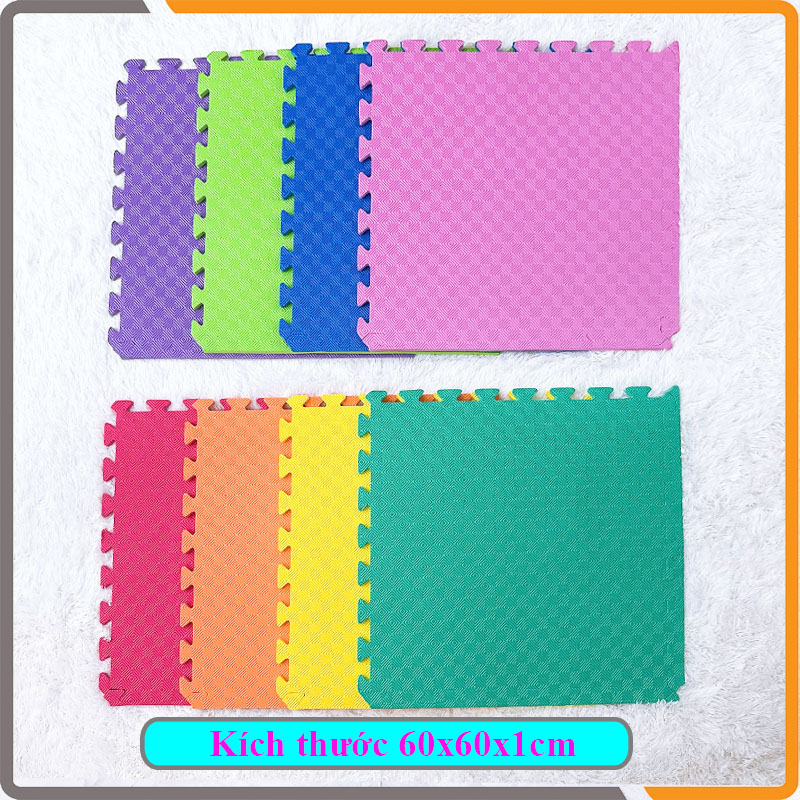 Thảm xốp cho bé với nhiều màu sắc lựa chọn