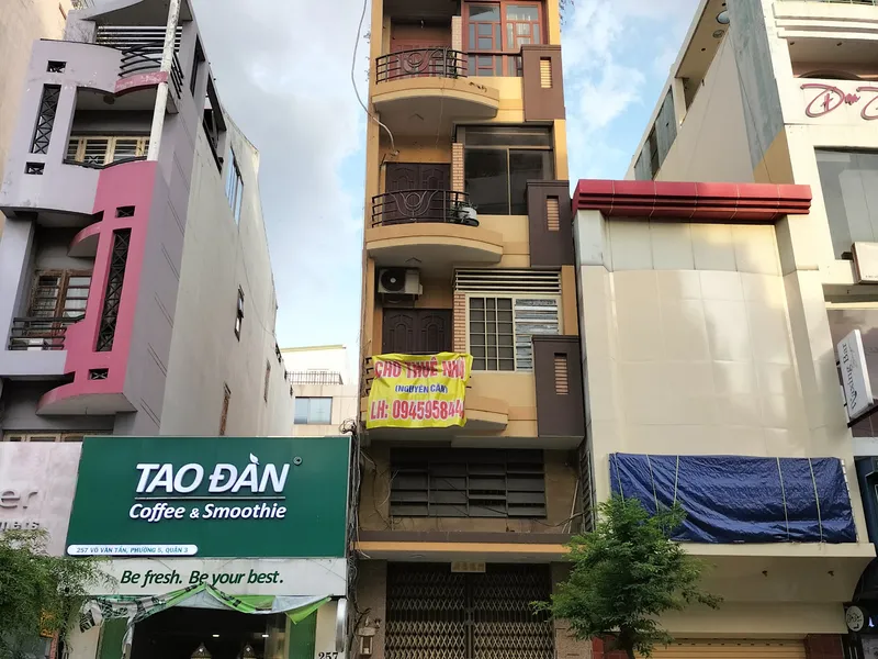 Bán nhà 259Bis đường Võ Văn Tần Phường 5 Quận 3