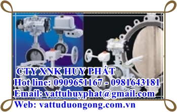 VAN BƯỚM BẰNG GANG LÁ INOX KITZ NHẬT