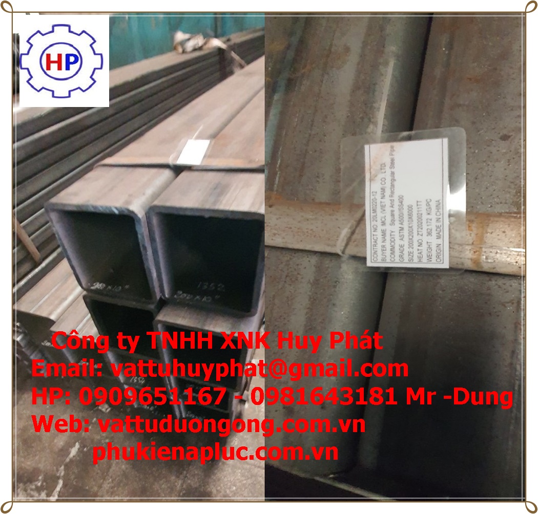 THÉP HỘP 200 X 200 X 10