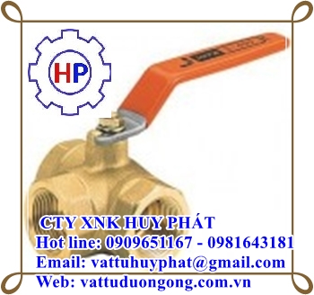 VAN BI BA NGÃ ĐỒNG LẮP REN KITZ NHẬT