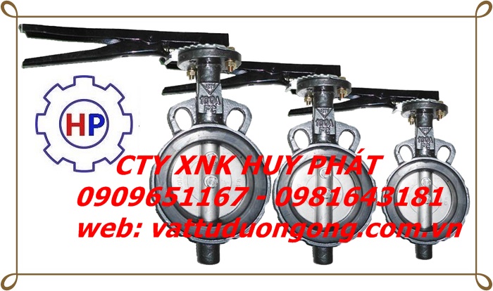 VAN BƯỚM TAY GẠT SAMWOO HÀN QUỐC, DN100 ( phi 114)