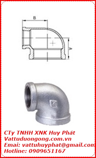 Co giảm ren mạ kẽm