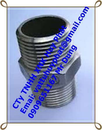 Kép ren ( Hai Đầu ren ngoài) inox 304