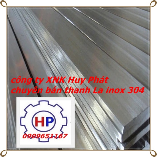 Thanh la inox (flat bar) 201, 304, 316 thép không gỉ