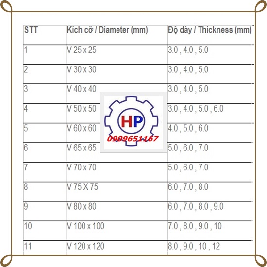 thép không gỉ V inox 304