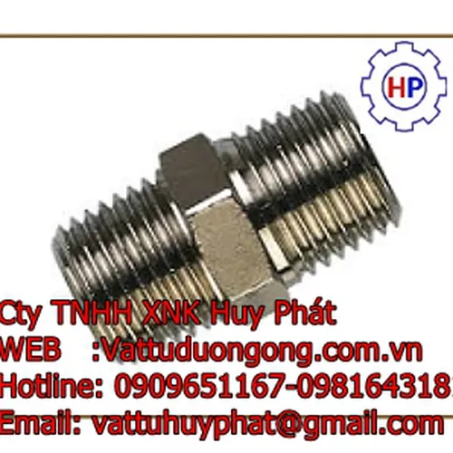 KÉP HAI ĐẦU REN ÁP LỰC HEXAGON NIPPLE FORGED A105 CLASS 1500, 3000 ASME B16.11