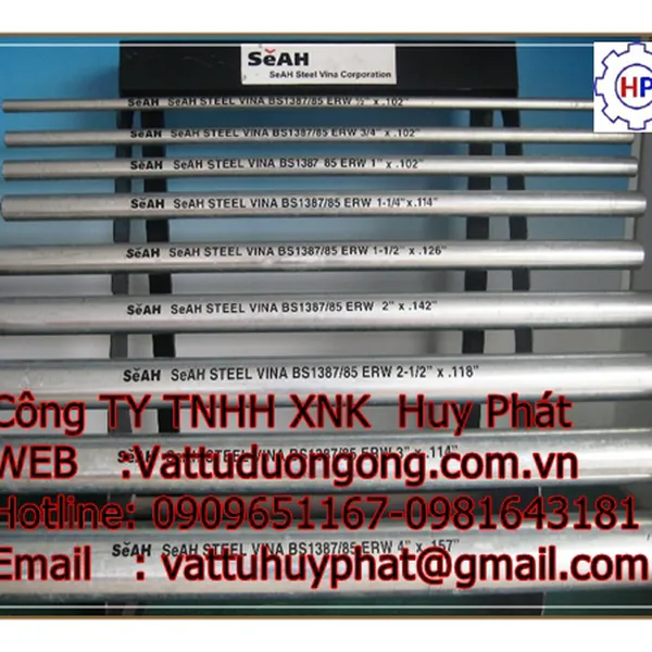 BẢNG GIÁ ỐNG THÉP SeAH
