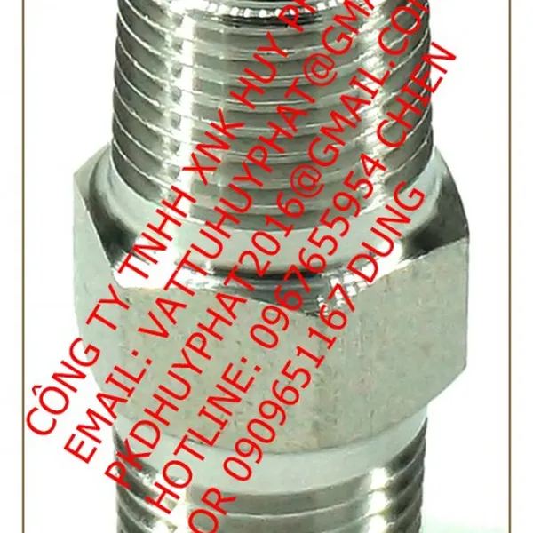 HAI ĐẦU REN (KÉP) REN ÁP LƯC INOX 304 #3000