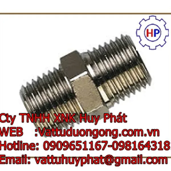 KÉP HAI ĐẦU REN ÁP LỰC HEXAGON NIPPLE FORGED A105 CLASS 1500, 3000 ASME B16.11