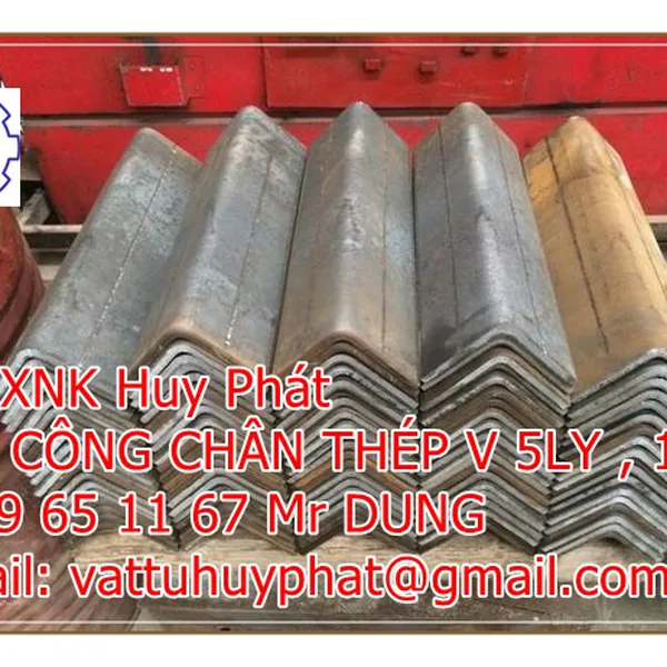 NHẬN GIA CÔNG CẮT, CHẤN, DẬP THÉP V THEO YÊU CẦU