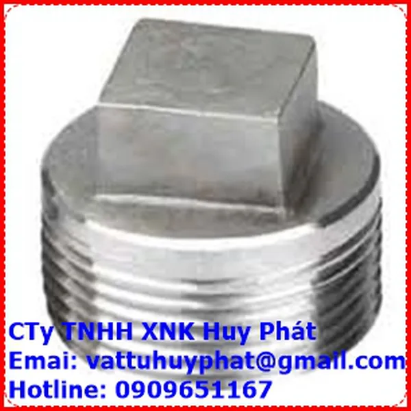 Nút bít ren ngoài inox